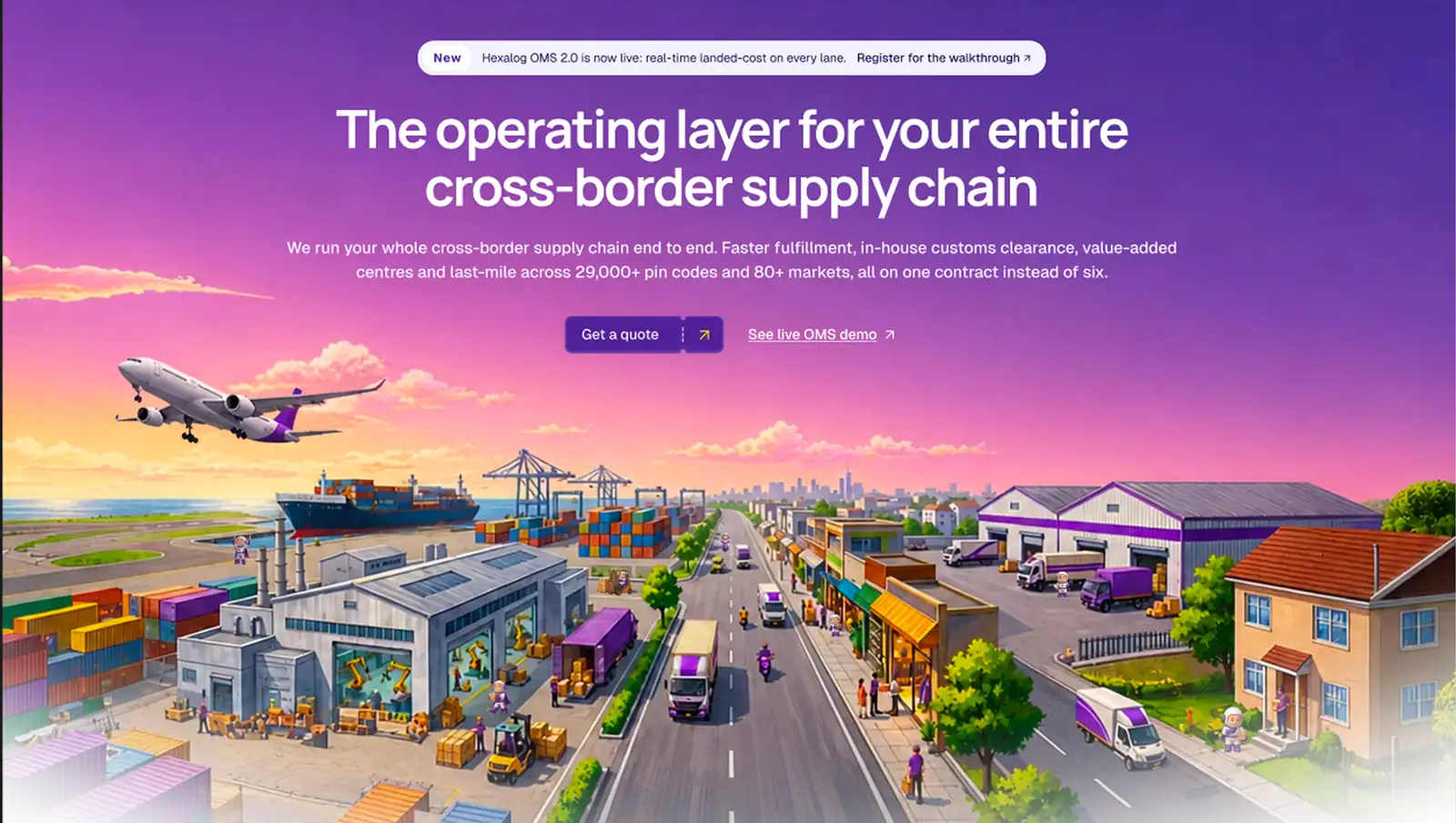 Homepage hero
