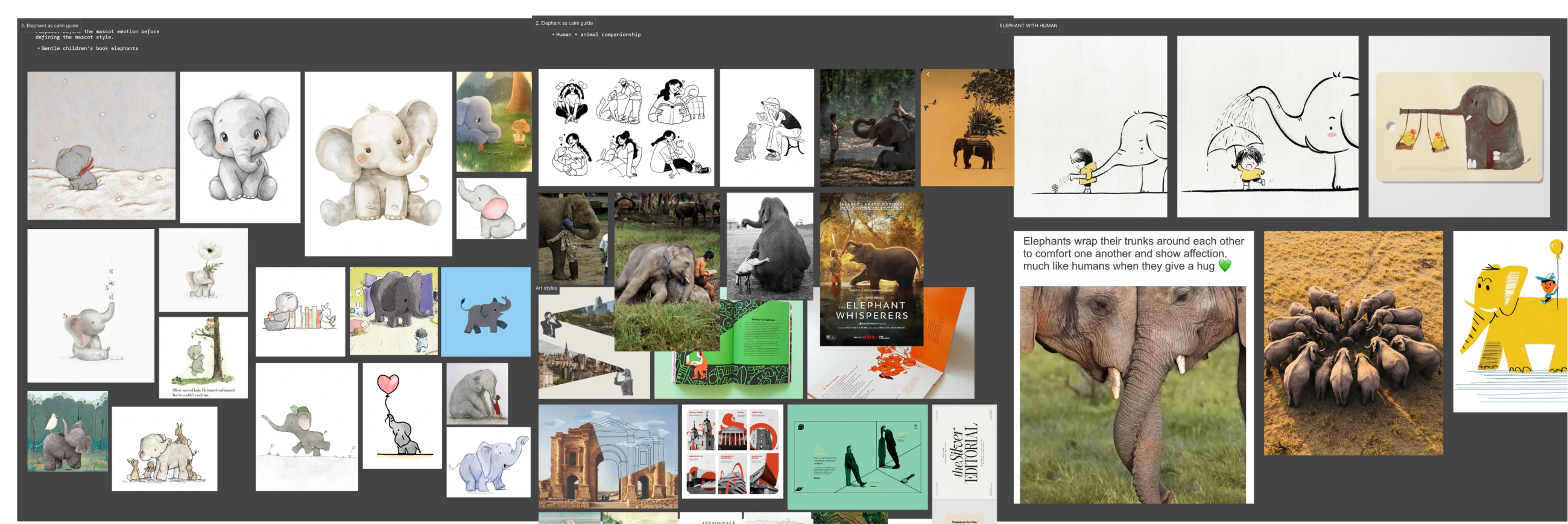 Elephant moodboard