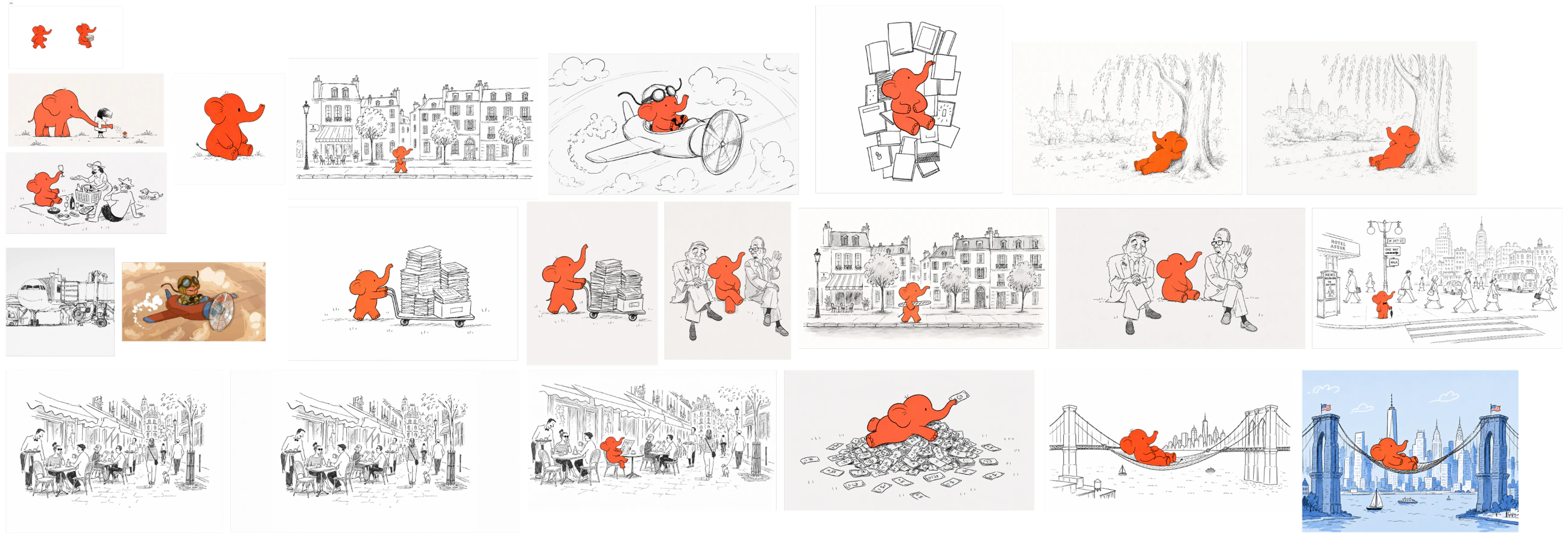 Scene illustrations