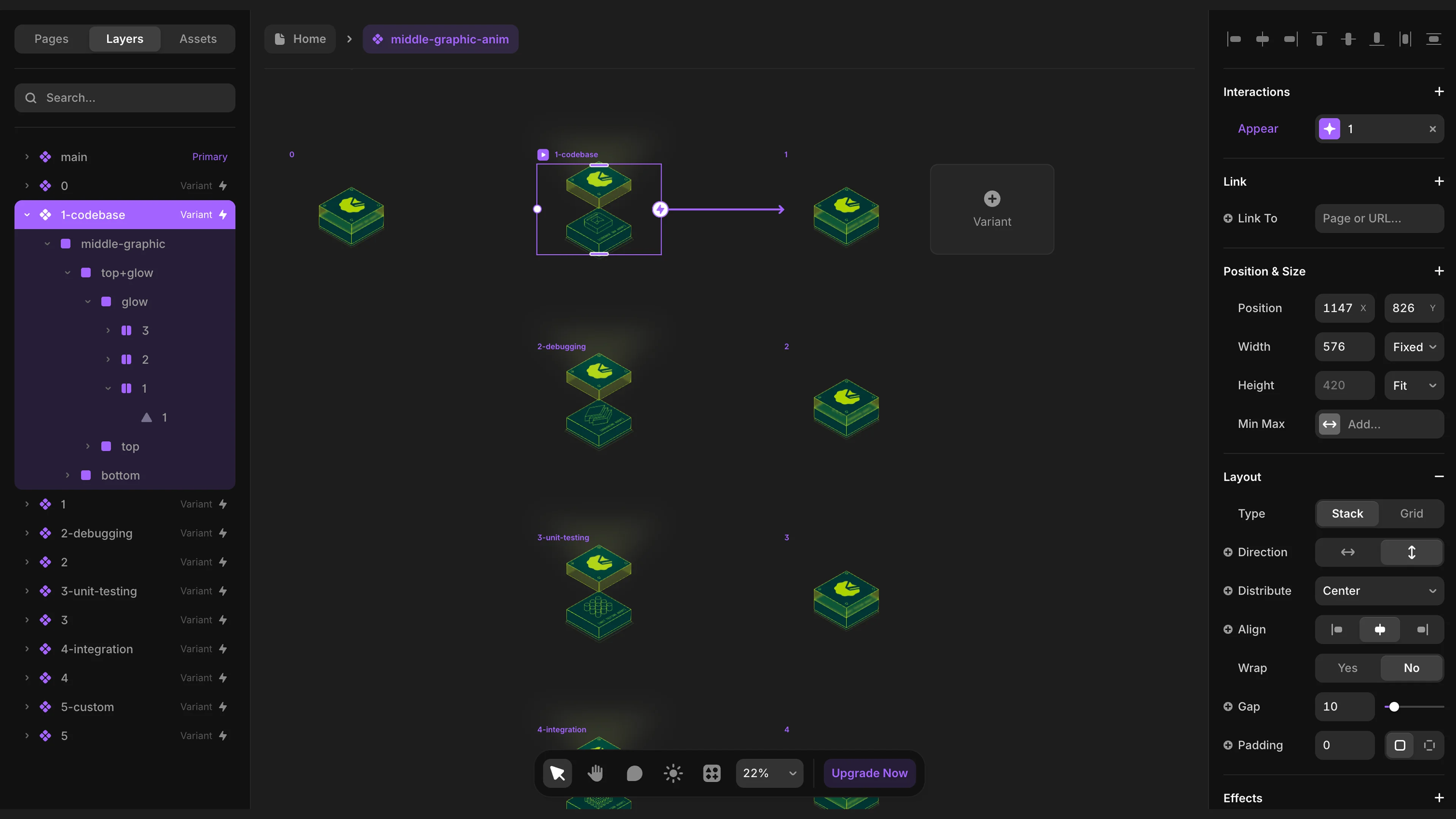 Framer build, components and CMS