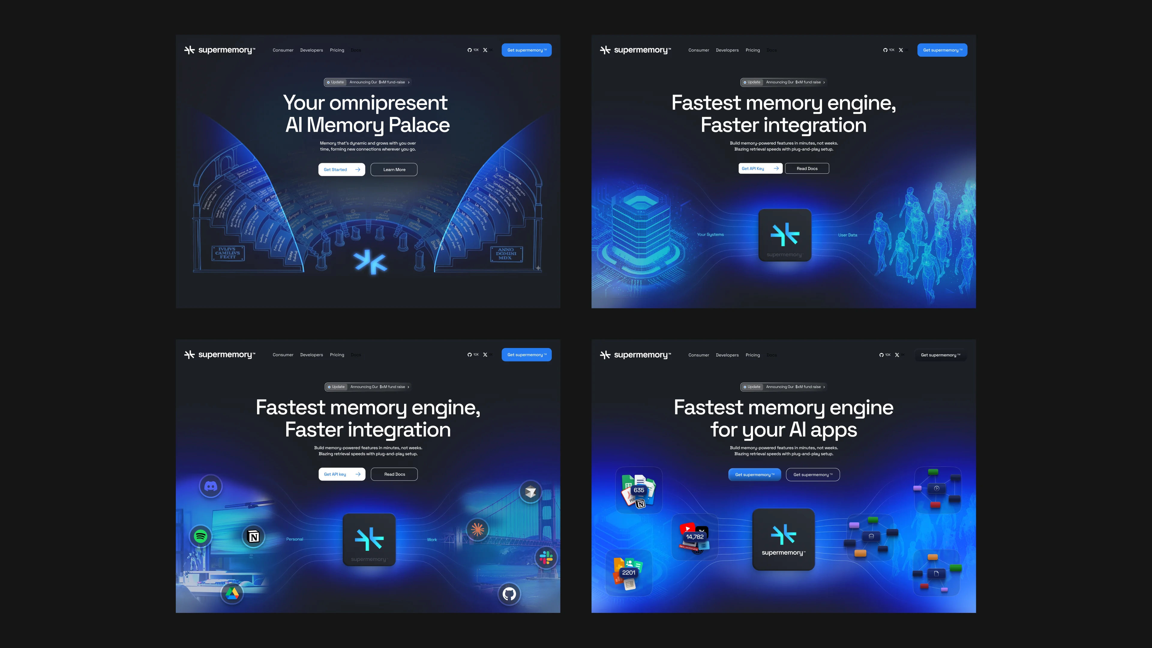 Visual direction 1, developer-tool aesthetic